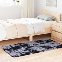 Shaggy Rug High Pile NAVARRA Dark Grey 80x150 cm Polyester
