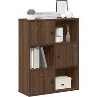 Berkfield Home Bookcase Brown Oak 60x24x76.5 cm Engineered Wood