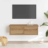 Berkfield Home Wall Cabinet Artisan Oak 60x26x18.5 cm Engineered Wood in Brown