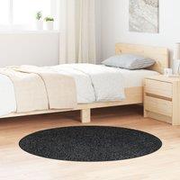 Berkfield Home Shaggy Rug with Latex Backing Dark Grey v?120 cm | Size: Medium