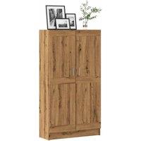 Berkfield Home Book Cabinet Artisan Oak 82.5x30.5x150 cm Engineered Wood in Brown