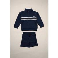 Ellesse Boy's 2-Piece Jumper & Short Outfit Set in Navy | Size: 5-6 Years