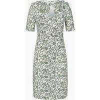 Enorsia Women's Short Sleeve Ruffle Knee - Length Dress in Green | Size: 14