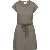 Trespass Women's Lidia Round Neck Cotton Dress in Olive | Size: Small