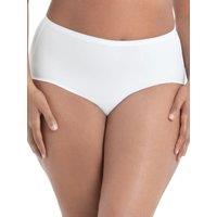 Anita Women's Essential High Waist Brief+ in White | Size: 14-16