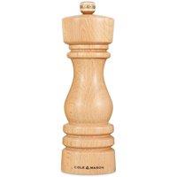 Cole & Mason London Beech Wood Salt Mill 180mm - Natural in Brown