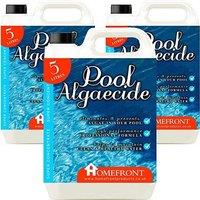 Homefront Pool Algaecide - Removes Algae From Pools, Hot Tubs & Spa 15L in Clear