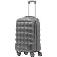 Flight Knight 55x35x20cm Hard Case Bubble Carry On Suitcase - 100+ Airline Approved in Dark Grey | Size: Cabin