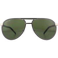 Lacoste Men's Aviator Shiny Grey Grey Sunglasses
