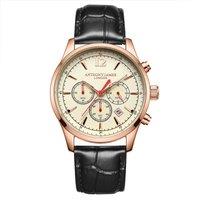 Hand Assembled Classic Chronograph Rose White Watch