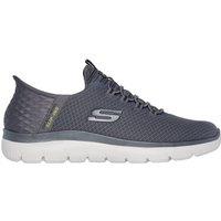 Skechers Men's SUMMITS Slip-Ins Sneaker Charcoal in Grey | Size: 9