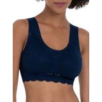 Anita Women's Essential Lace Bralette in Blue | Size: 18