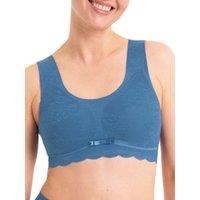 Anita Women's Essential Lace Bralette in Blue | Size: 8