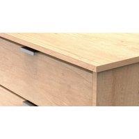 Ready Assembled 2 U Fuji 3 Drawer TV Unit (Ready Assembled) in Natural | Size: Medium