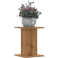 Berkfield Home Plant Stands 2 pcs Artisian Oak 30x30x40 cm Engineered Wood in Brown | Size: 30 x 30 x 40 cm