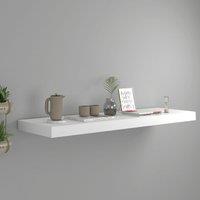 Berkfield Home Floating Wall Shelf White 80x23.5x3.8 cm MDF