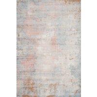 Kukoon Beige Pastel Pink Distressed Abstract Washable Living Room Area Rug | Size: 160 cm x 230 cm
