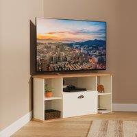 Ready Assembled 2 U Albert Corner TV Unit (Ready Assembled) in Cream | Size: Medium