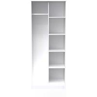 Ready Assembled 2 U Metro Open Wardrobe (Ready Assembled) in White | Size: Large