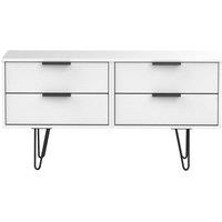 Ready Assembled 2 U Fuji 4 Drawer Bed Box (Ready Assembled) in White