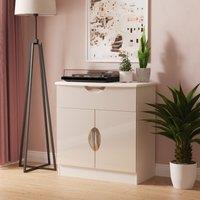 Ready Assembled 2 U Holborn 1 Drawer 2 Door Sideboard (Ready Assembled) in Taupe | Size: Medium