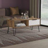 Ready Assembled 2 U Islay 1 Drawer Coffee Table (Ready Assembled) in White | Size: Medium