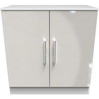 Ready Assembled 2 U Trent 2 Door Cabinet (Ready Assembled) in Mid Grey | Size: Medium
