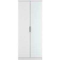 Ready Assembled 2 U Dover 2 Door Mirrored Robe (Ready Assembled) in White