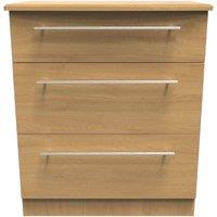 Ready Assembled 2 U Carlton 3 Drawer Deep Chest (Ready Assembled) in Natural | Size: Medium