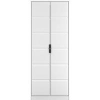 Ready Assembled 2 U Seattle 2 Door Robe (Ready Assembled) in White | Size: Large