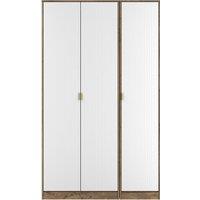 Ready Assembled 2 U Denver 3 Door Robe (Ready Assembled) in Dark Brown | Size: Large