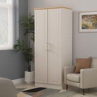Ready Assembled 2 U Norfolk 2 Door Wardrobe (Ready Assembled) in Taupe | Size: Large