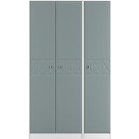 Ready Assembled 2 U Memphis 3 Door Robe (Ready Assembled) in Duck Egg Blue | Size: Large