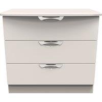 Ready Assembled 2 U Holborn 3 Drawer Chest (Ready Assembled) in Taupe | Size: Medium