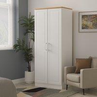 Ready Assembled 2 U Norfolk 2 Door Wardrobe (Ready Assembled) in White