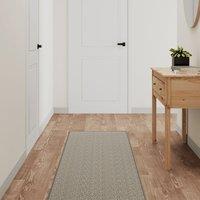 Berkfield Home Carpet Runner Sisal Look Taupe 50x200 cm in Beige | Size: 100 cm diameter