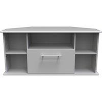 Ready Assembled 2 U Carlton Corner TV Unit (Ready Assembled) in Grey | Size: Medium