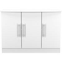 Ready Assembled 2 U Carlton 3 Door Sideboard (Ready Assembled) in White | Size: Large