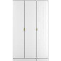 Ready Assembled 2 U Bexley 3 Door Wardrobe (Ready Assembled) in White | Size: Large