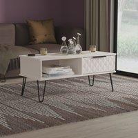 Ready Assembled 2 U Islay 1 Drawer Coffee Table (Ready Assembled) in Taupe | Size: Medium