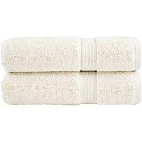 Berkfield Home Premium Hand Towels SOLUND 2 pcs Cream 50x100 cm 600 gsm