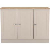 Ready Assembled 2 U Norton 3 Door Sideboard (Ready Assembled) in Taupe | Size: Large