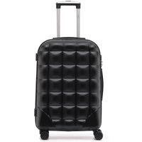 Flight Knight Medium 25 Hard Shell Bubble Design Check-in Suitcase Hold Luggage in Black | Size: Cabin