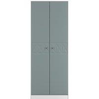Ready Assembled 2 U Memphis 2 Door Robe (Ready Assembled) in Duck Egg Blue | Size: Large