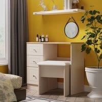 Ready Assembled 2 U Norton Vanity (Ready Assembled) in Taupe | Size: Medium