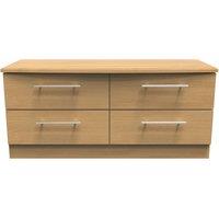 Ready Assembled 2 U Carlton 4 Drawer Bed Box (Ready Assembled) in Natural | Size: Small