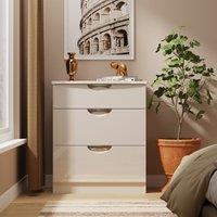 Ready Assembled 2 U Holborn 3 Drawer Deep Chest (Ready Assembled) in Taupe | Size: Medium