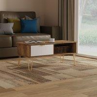 Ready Assembled 2 U Bexley 1 Drawer Coffee Table (Ready Assembled) | Size: Medium