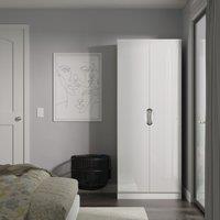 Ready Assembled 2 U Holborn 2 Door Wardrobe (Ready Assembled) in White | Size: Large