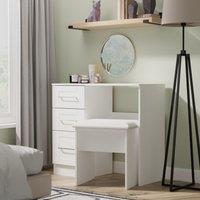 Ready Assembled 2 U Ripon Stool (Ready Assembled) in White